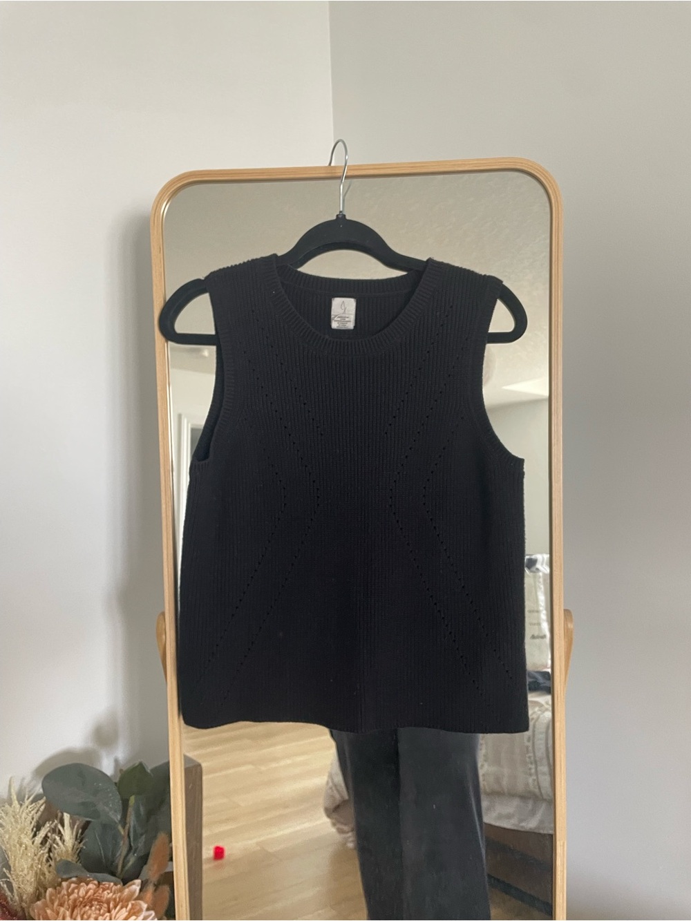 Joie Black Knit Sleeveless Tank